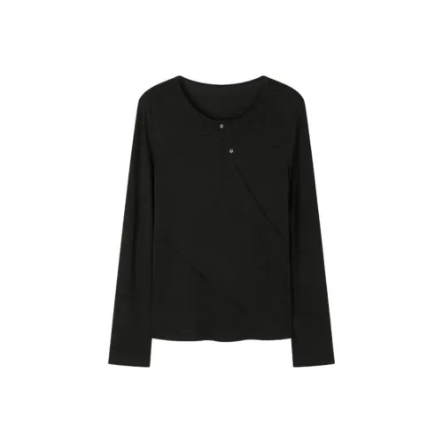 IHIMI Темно-серые Женские T-рубашки