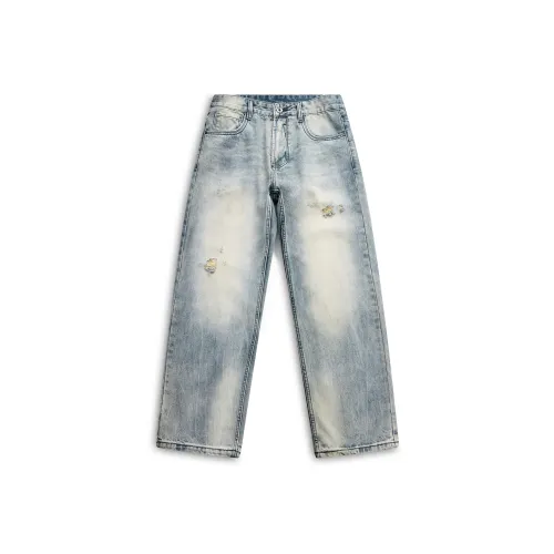 98SQUID Светло-синие унисекс джинсы