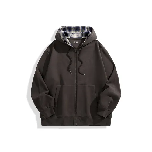 PEACEBIRD MEN С капюшоном свободный крой клетка пэчворк худи мужской