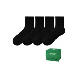 4 Pack Crew Socks Black [Всесезонный Стандартное Издание]