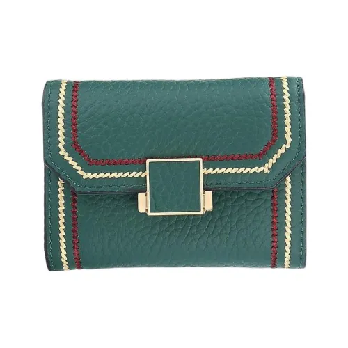 QIAJIAN Держатель для карт из коровьей кожи женский многоцветный