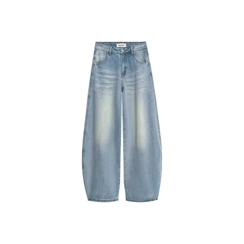 WKOOG Синий Унисекс Джинсы