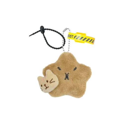 AIZIYUO Обнимающий Котенок Кофейный FIVE Острозубая Звезда Плюшевая Подвеска 9,5 см Рекомендуемая Высота