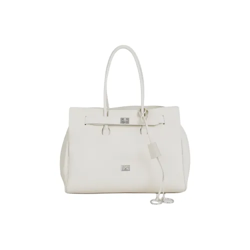 Balenciaga Bel Air Телячья кожа Сумка Женская Экрю