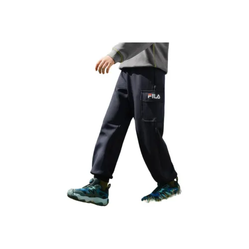 FILA Royal Blue Unisex Вязаные Спортивные Штаны