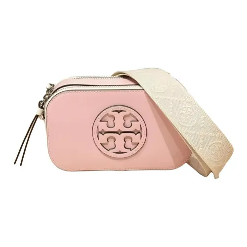 TORY BURCH BONBON Коллаборация Miller Телячья кожа Camera Сумка Сумка через плечо Мини Женские Конфетно-розовый