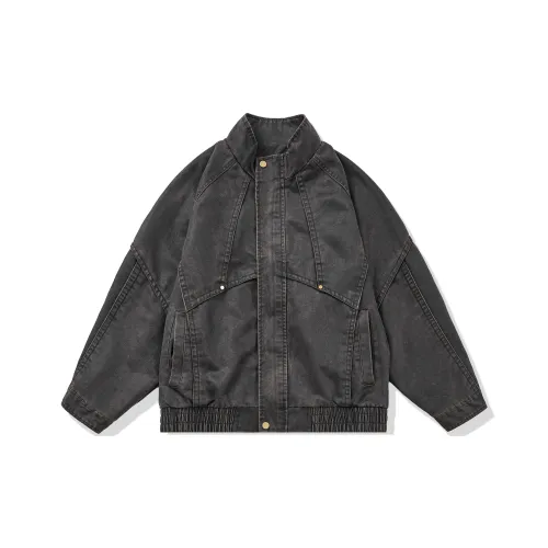 DOH STORE Темно-серый унисекс куртки