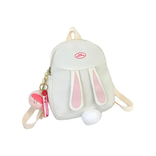 KOUDIXIONG Полиэстер Рюкзак Стандартный Подростки Белый Розовый