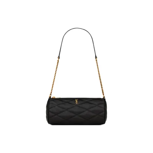 SAINT LAURENT Lambskin Сумка через плечо Mini Женская Черная