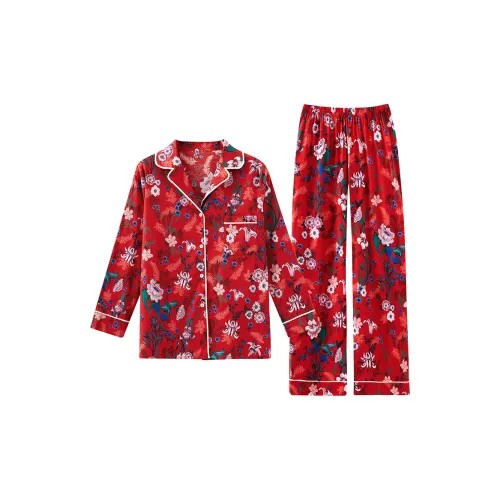 MISI Красный Женский Пижамный Комплект