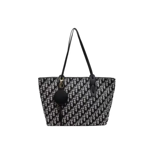 RKM Жаккардовая ткань Тоут Сумка Сумка через плечо Стандартная Женская Многоцветная