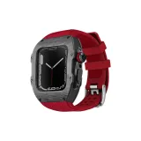 Карбоновая рама, красный ремешок