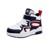 Белый темно-синий