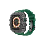 Углеродное волокно, прозрачный черный, рамка, акула, фторкаучук, зеленый, ремень, черный, застежка-бабочка