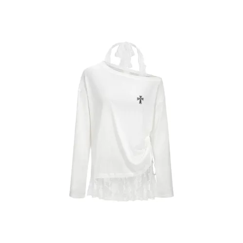 JOPPTI Белый Женские T-рубашки