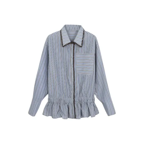 SKYA Синий Женские Рубашки