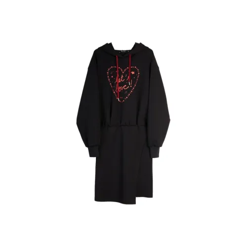 ELLE Длинное платье с длинными рукавами женское