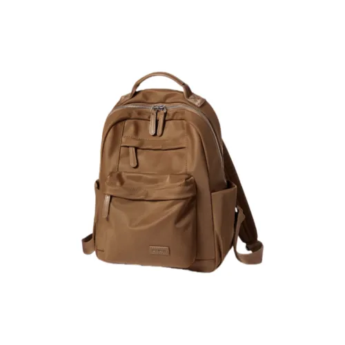 LEFF Ткань Рюкзак Средний Унисекс Корица Коричневый