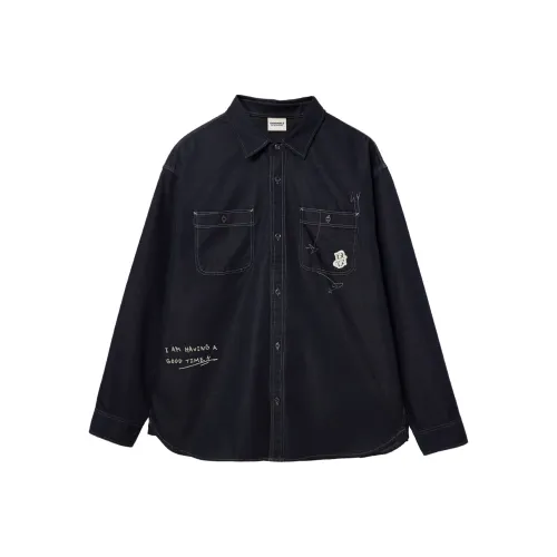 JACK&JONES E38 Midnight Blue Мужская Рубашка