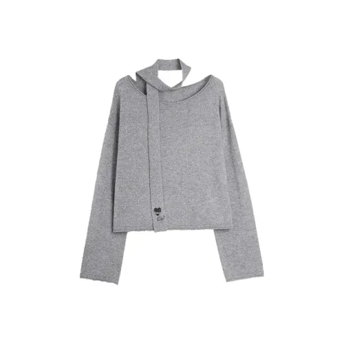 ELLE Средне-серый Женские Свитера