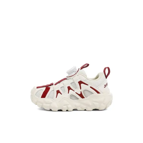 JEEP Низкий Топ Детская Беговая Обувь Бежевый Бургунди Детская