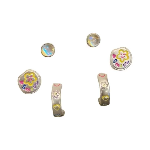 KRNE Сплав Серьги-гвоздики Женские