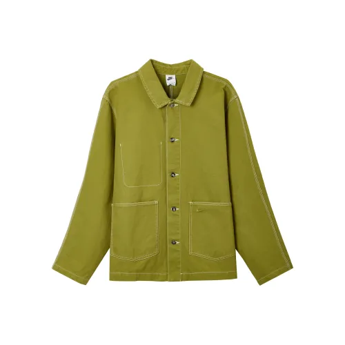 Nike Sports Life Collection Куртка Азиатская версия Мужская Лесной мшистый