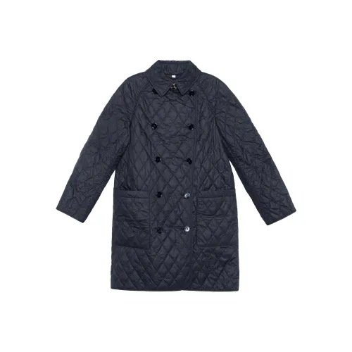 Burberry Хлопковый пуховик женский черный