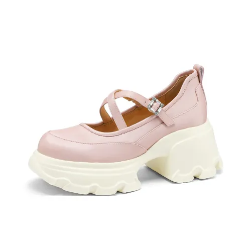 FMM Лоферы 2025 Fall Повседневная Коммутирующая Обувь Удобная Mary Jane Женская Обувь Модный Тренд Без Подкладки Обувь