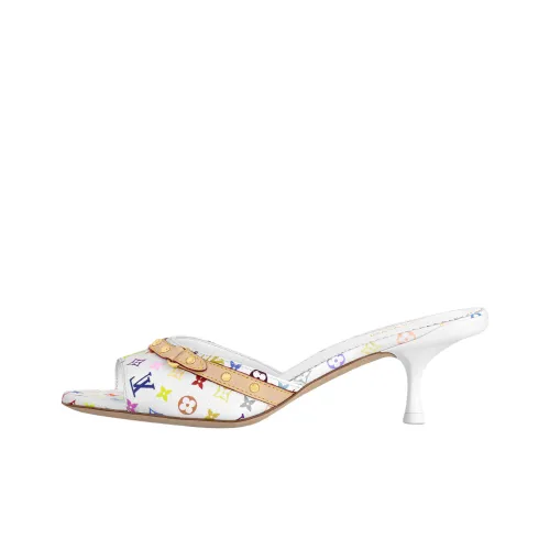 Takashi Murakami x LOUIS VUITTON 6AM Шлепанцы Женские Белые