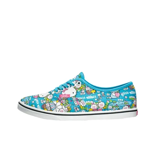 Hello Kitty x Vans Authentic Скейтборд Кроссовки Унисекс Синий
