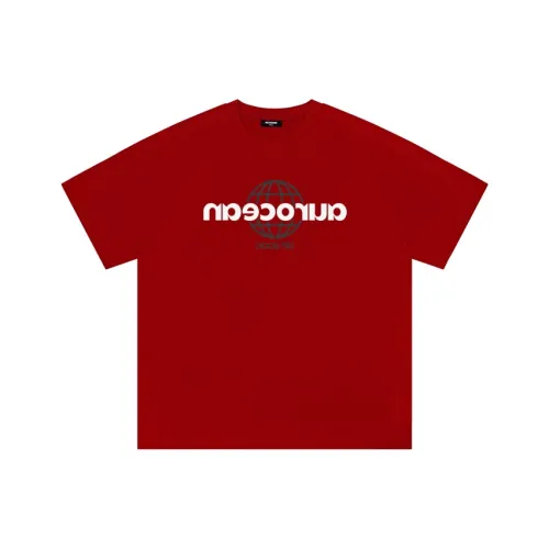 W7H1 Красный Унисекс Футболка