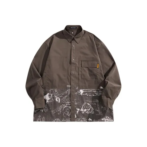 PEACEBIRD MEN 3D Жаккард Верхняя одежда Рубашка Мужская