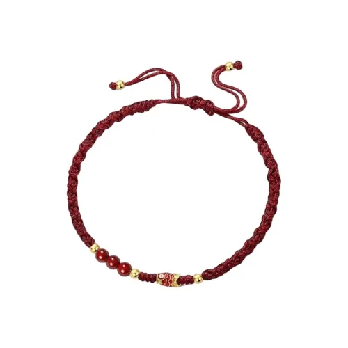 Yu Oval Bangle Хлопок Браслет Шнурки Унисекс