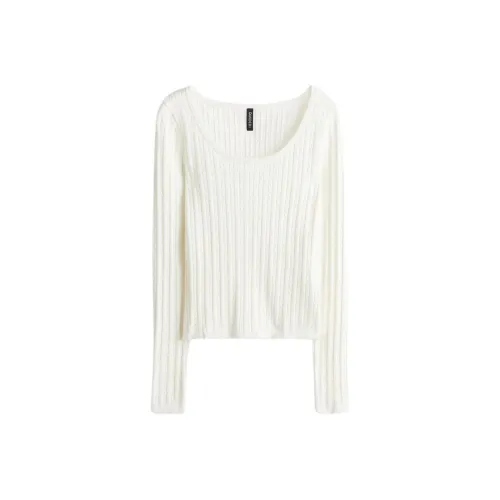 H&M Белые Женские Свитера