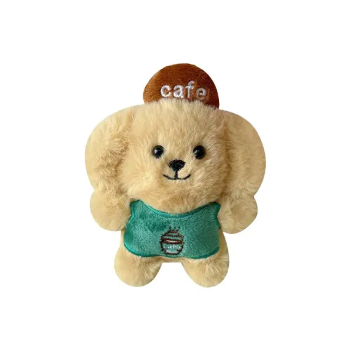 Happy Fish Баристка Шеф Картофель фри Щенок Кукла Плюшевая Подвеска 10 см Высота