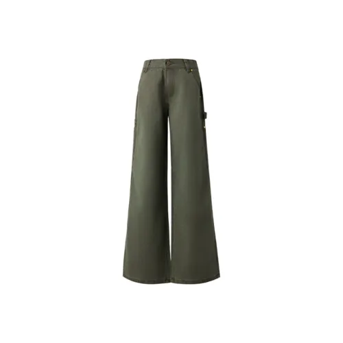 JOSR Зеленые Женские Повседневные Брюки