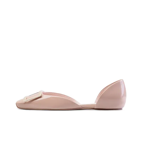 Siwei Женские повседневные туфли, цвет nude, женские