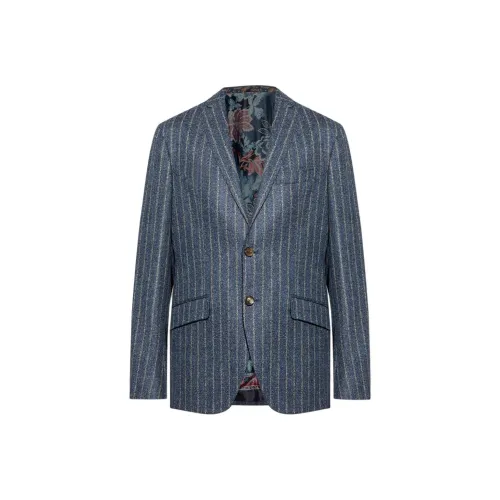 ETRO Синий Мужской Деловой Костюм