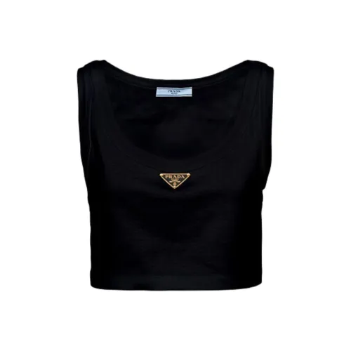 PRADA Черные Женские Майки