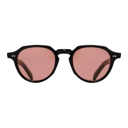 Cutler and Gross Ацетат Круглые Солнцезащитные очки Мужские Черные