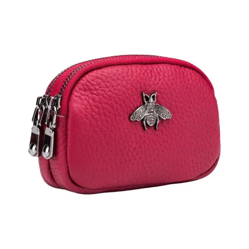 QIAJIAN Кошелек из натуральной коровьей кожи стандартный женский многоцветный