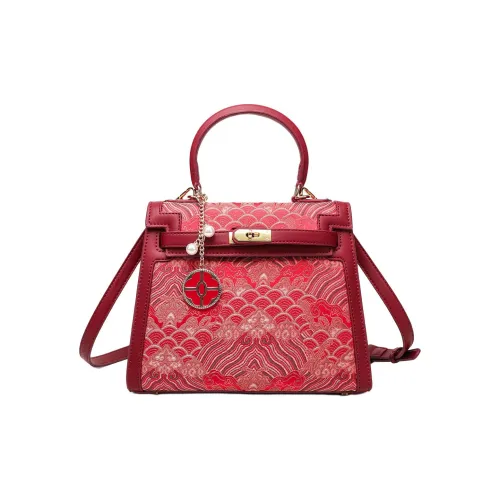 PAYOT Сумка через плечо из синтетической кожи, сумка обычного размера, женская, праздничная, красная