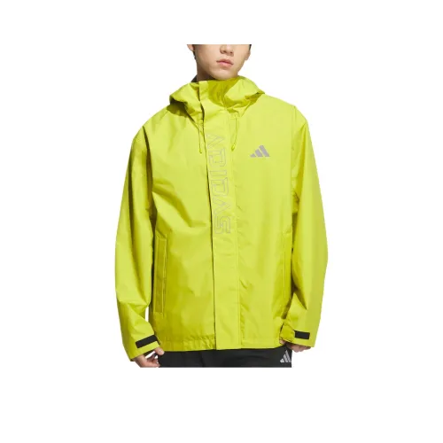 Adidas Повседневный Темно-желтый Зеленый Унисекс Куртки
