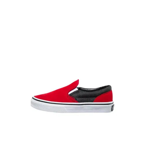 Vans Classic Нижняя юбка On Детские Скейтбординги Красный черный Kids