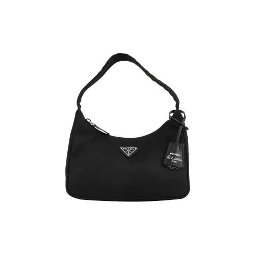 PRADA RE Edition Нейлоновая Сумка через плечо Мини Женская Черная