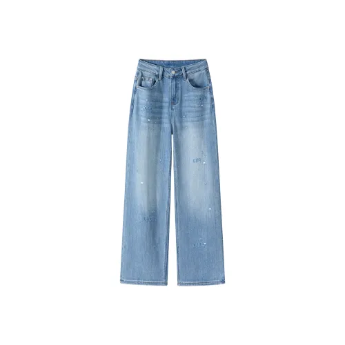 CHOCOOLATE Винтажные синие женские джинсы