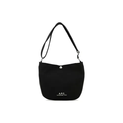 A.P.C Полиэстер Сумка через плечо Сумка на плечо Маленькая Женская Черная