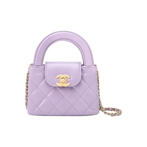 CHANEL Сумка через плечо из коровьей кожи сумка Extra Mini женская светло-фиолетовая