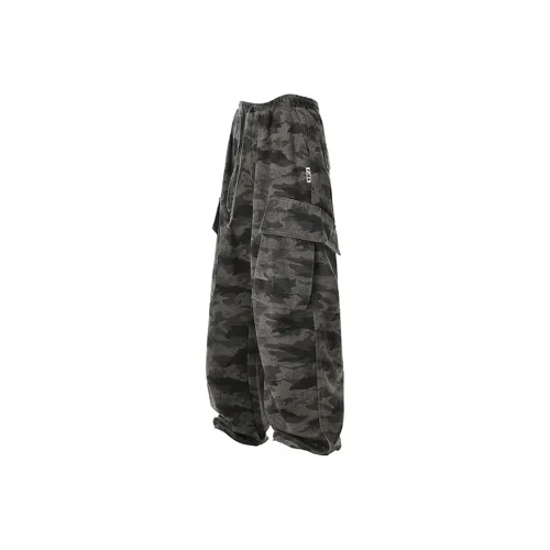 T IRA Камуфляж Желтый Унисекс Повседневные Штаны